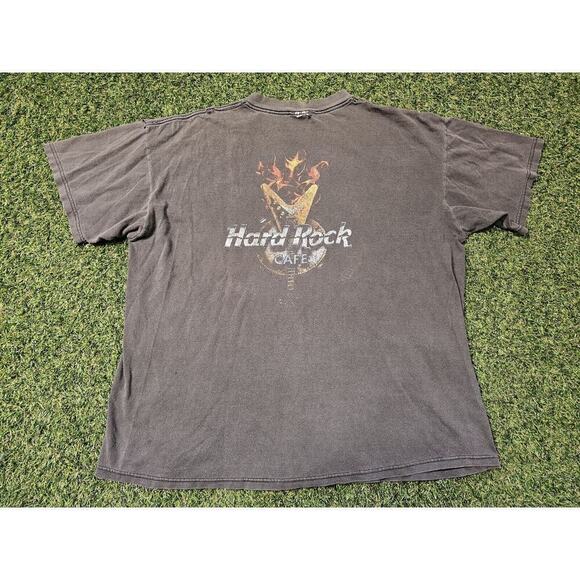 Hard Rock Cafe Other - Vintage 1998 Hard Rock Cafe Kona Hawaii T-Shirt Size XL DISTRESSED Faded Fire